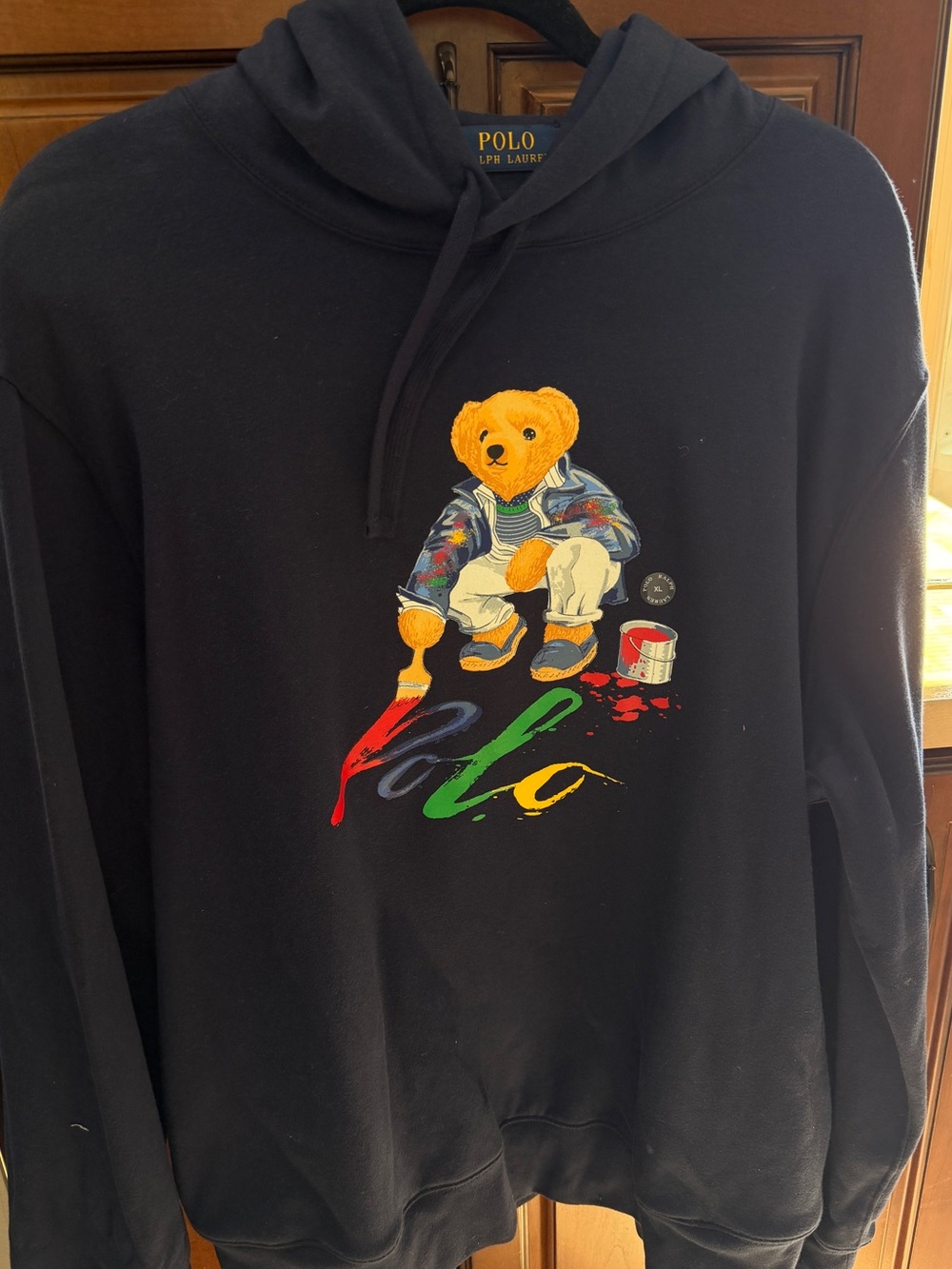 POLO navy bear hoodie
